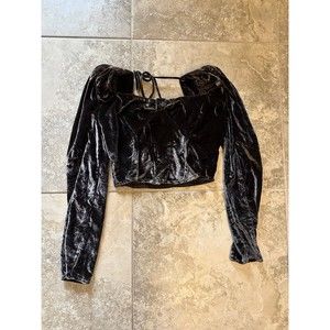 Free people bridgette velvet top